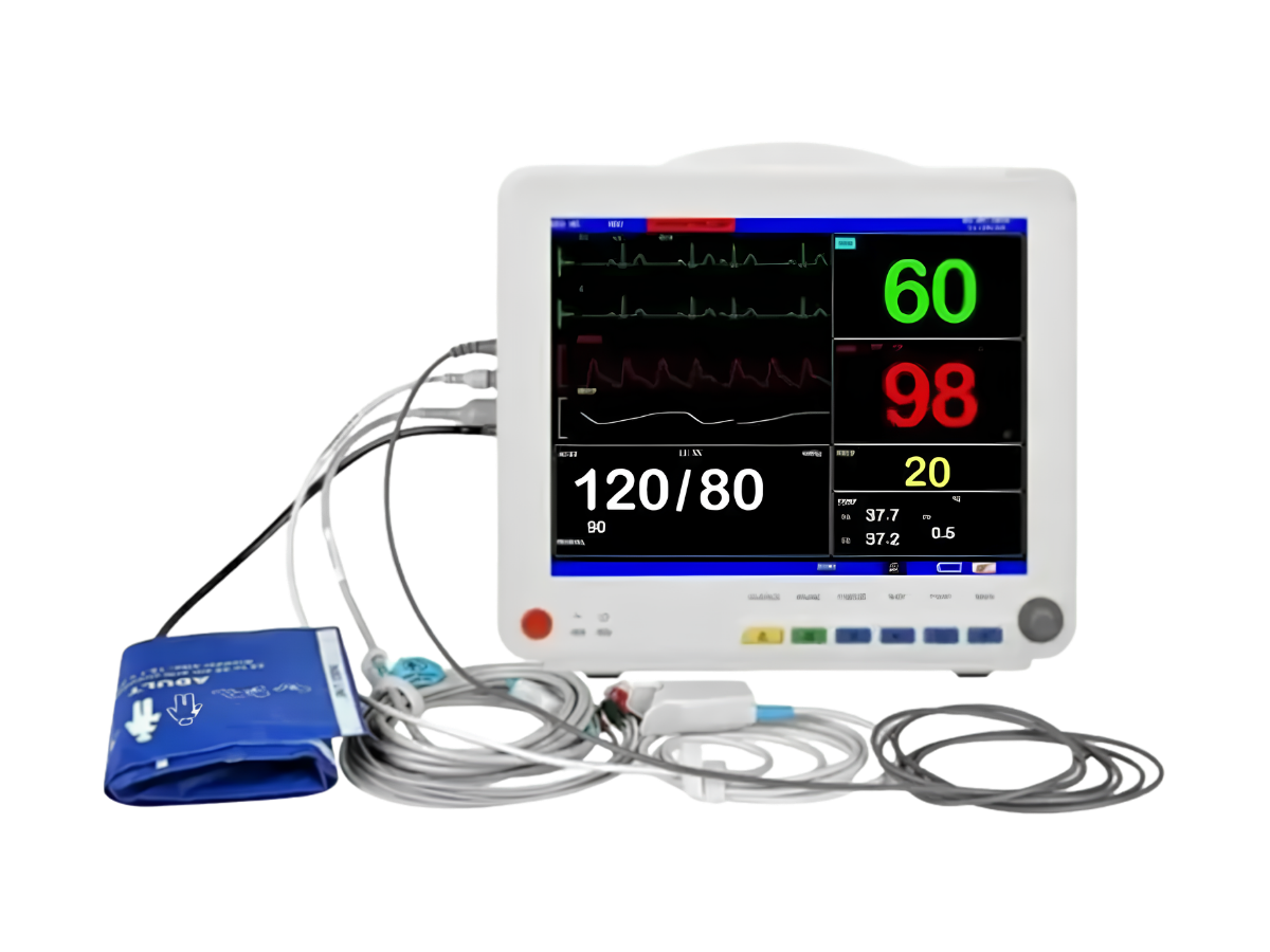 5-parameter patient monitor for home care